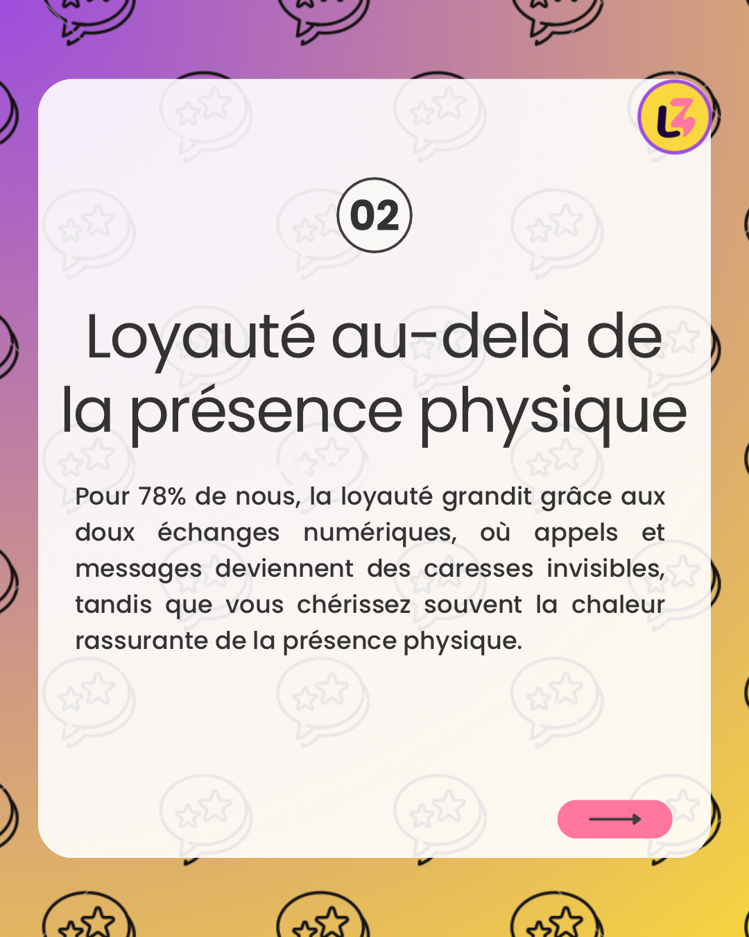 Troisième carrousel Instagram Love.Joyz