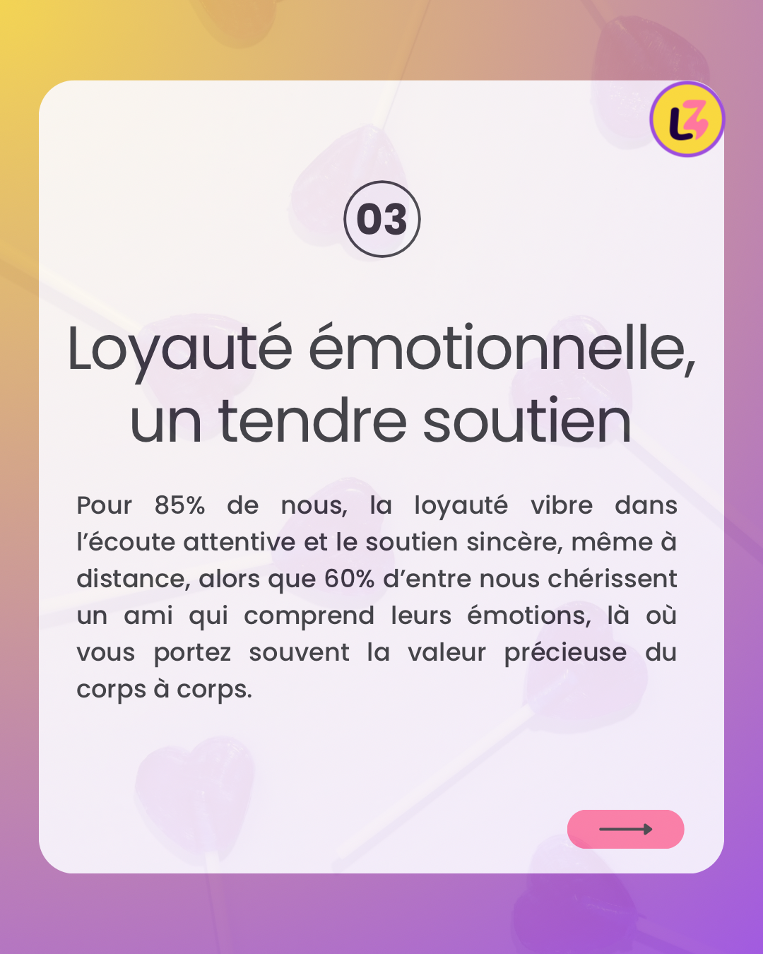 Quatrième carrousel Instagram Love.Joyz